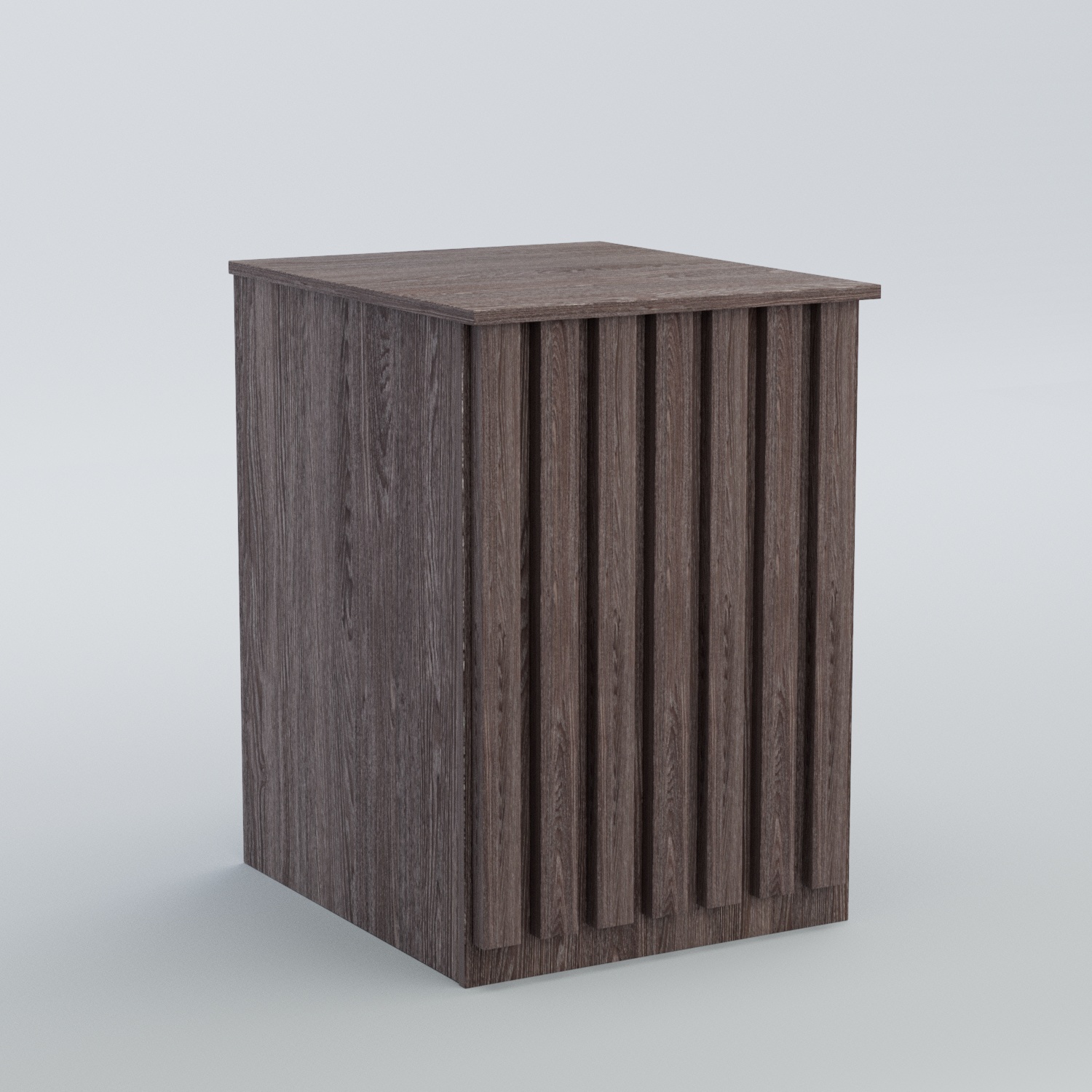 Ресепшен - стол узкий серии ПРИЛИВ №9 Ясень Анкор темный