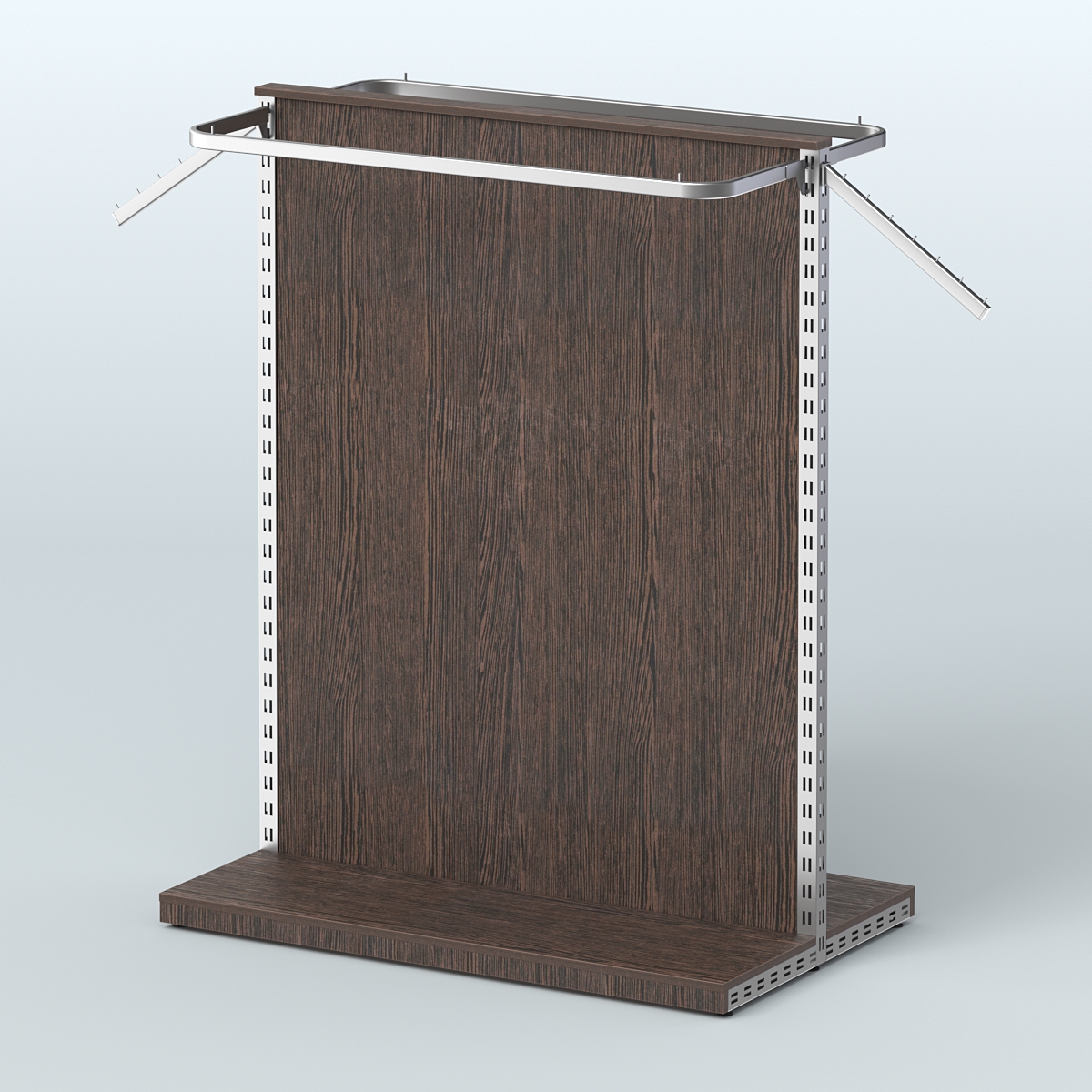 Система ЭЛЕГАНТ островная с ДСП и П-образными поручнями №1 Дуб Венге