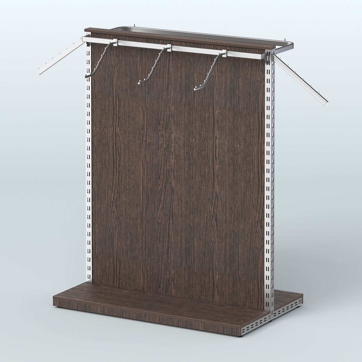 Система ЭЛЕГАНТ островная с ДСП и двумя пооручнями №2 Дуб Венге