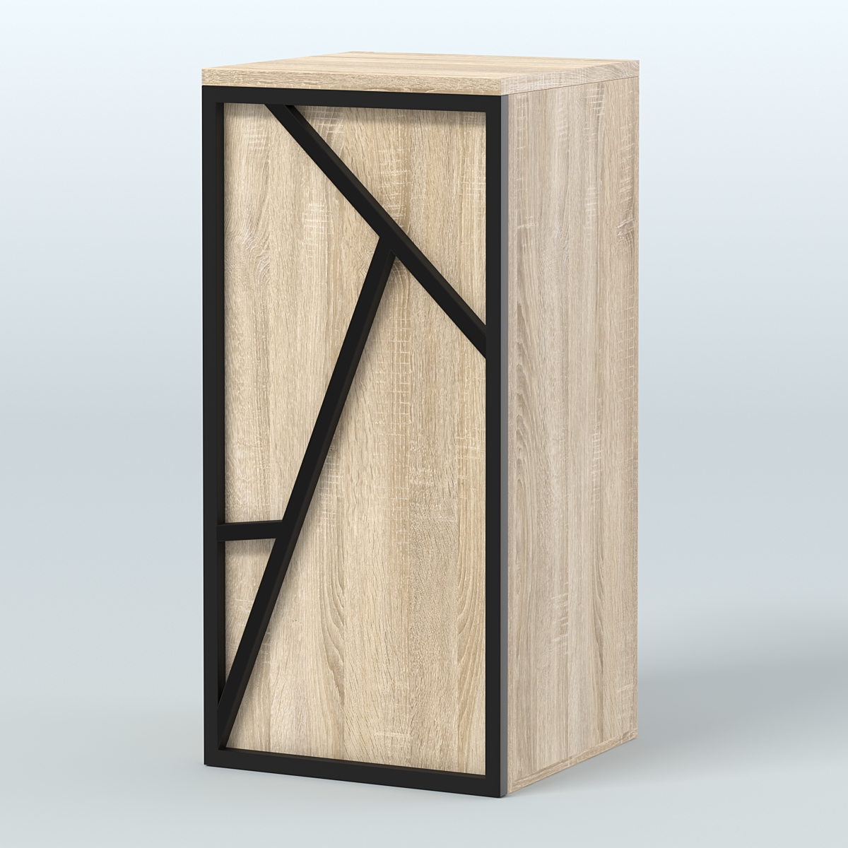 Торговый стол-прилавок для выдачи товара серии ЛОФТ - АЛЬФА  №21 Дуб Сонома