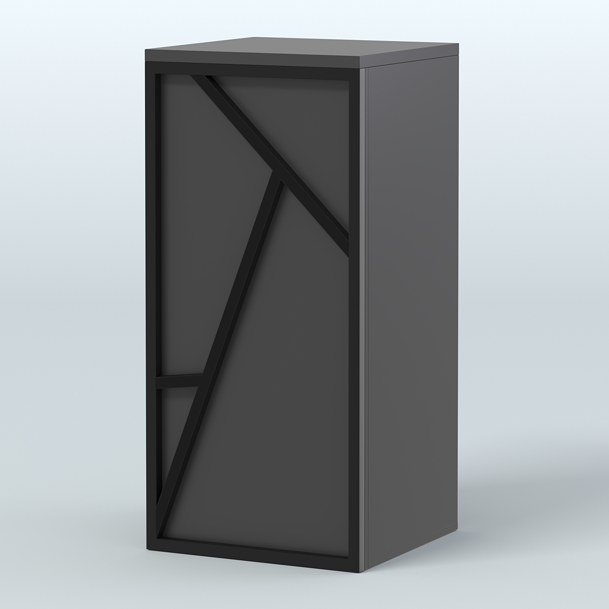 Торговый стол-прилавок для выдачи товара серии ЛОФТ - АЛЬФА  №21 Черный