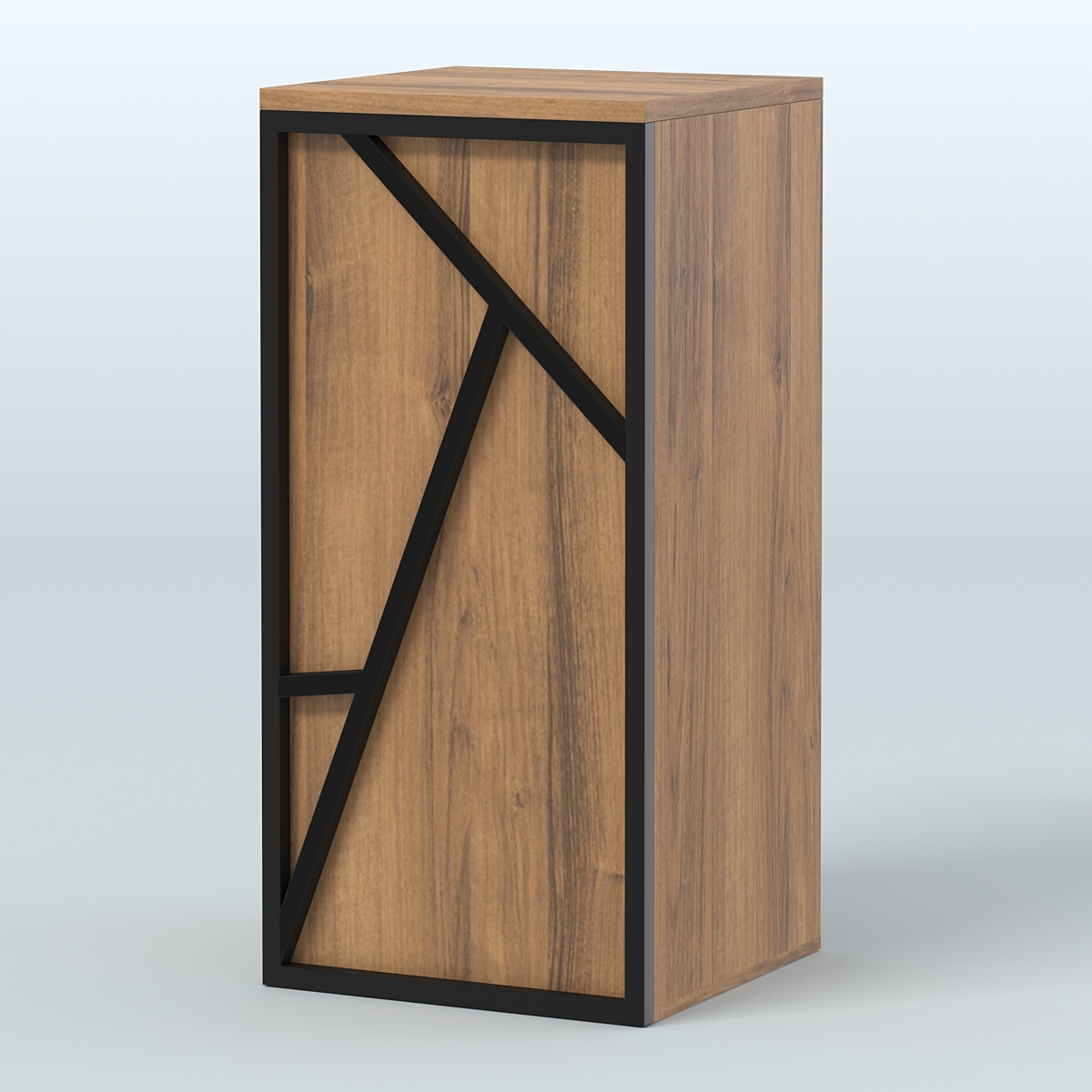 Торговый стол-прилавок для выдачи товара серии ЛОФТ - АЛЬФА  №21 Орех