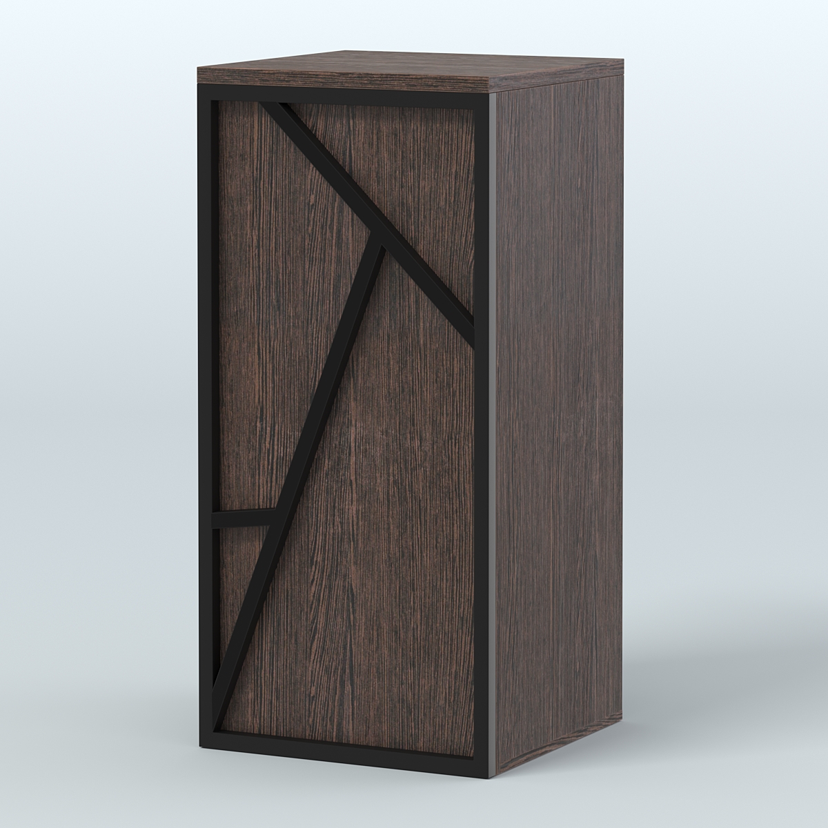 Торговый стол-прилавок для выдачи товара серии ЛОФТ - АЛЬФА  №21 Дуб Венге