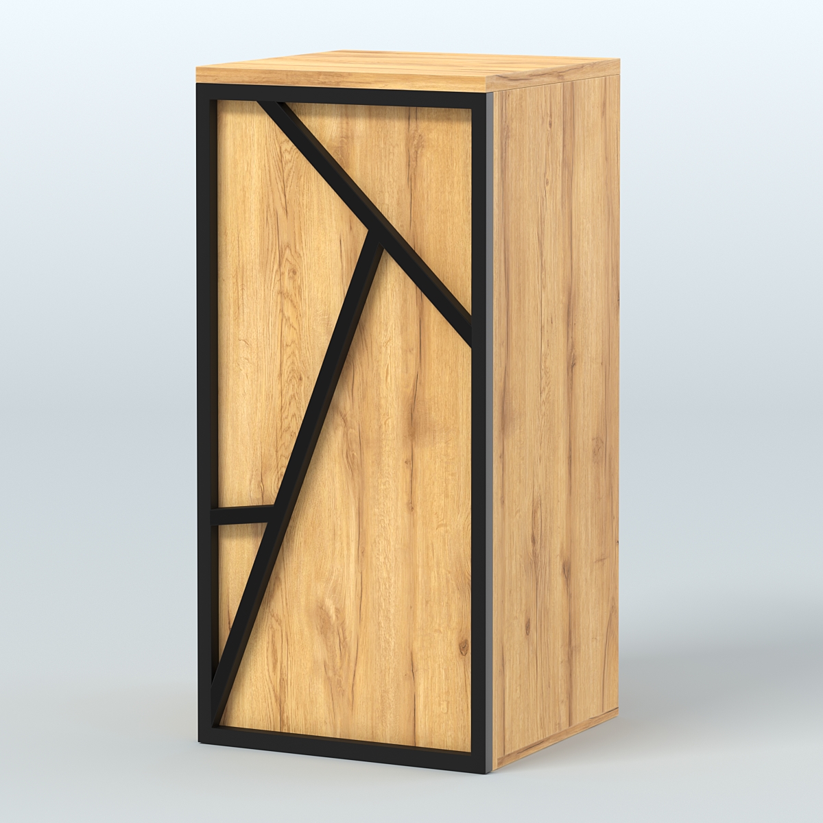 Торговый стол-прилавок для выдачи товара серии ЛОФТ - АЛЬФА  №21 Дуб Золотистый