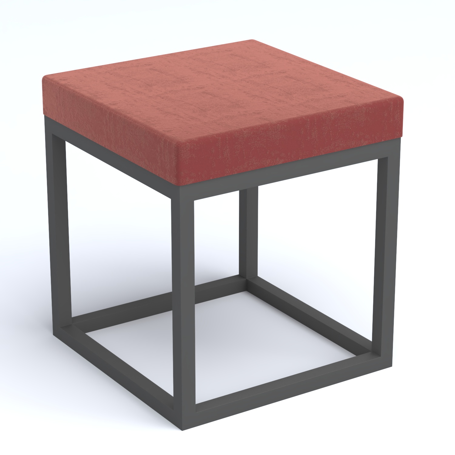 Пуфик серии ЛОФТ №1 Tiffany 07 Dk. Red