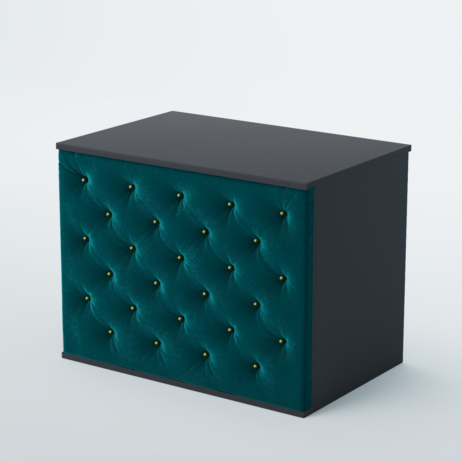 Ресепшен - стол БАРХАТ СЕРЫЙ ПЕРЛАМУТР №3 (карета золото) Антрацит + 12 Az