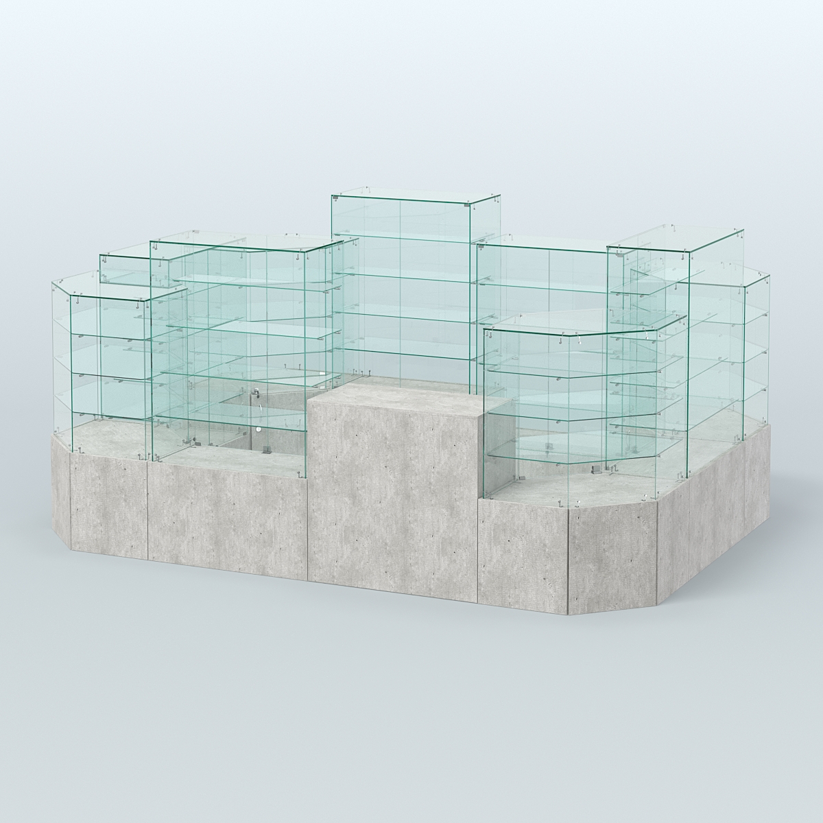 Павильон ИСТРА в центр зала №6а (закрытый) (8, 26 кв.м) Метрополитан Грей