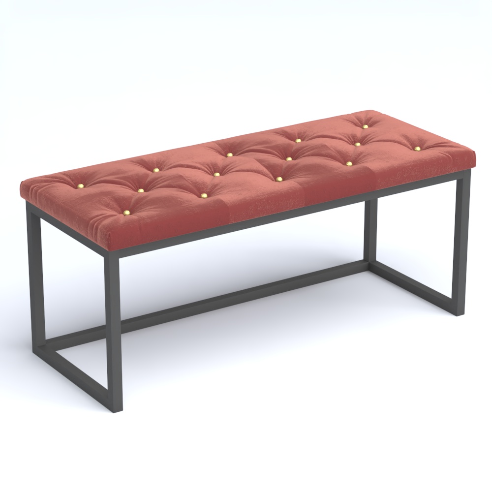 Пуфик серии ЛОФТ №4К Tiffany 07 Dk. Red