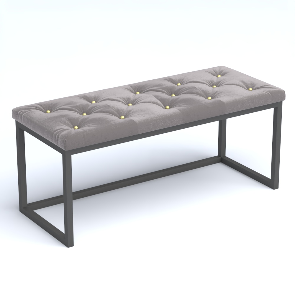 Пуфик серии ЛОФТ №4К Tiffany 16 Grey