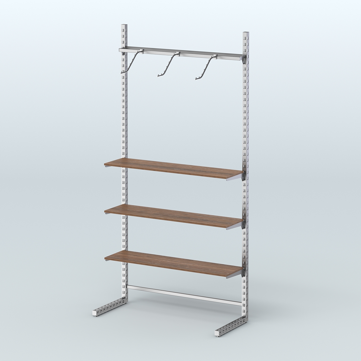 Система ЭЛЕГАНТ без ДСП №8 (1200 мм) Орех