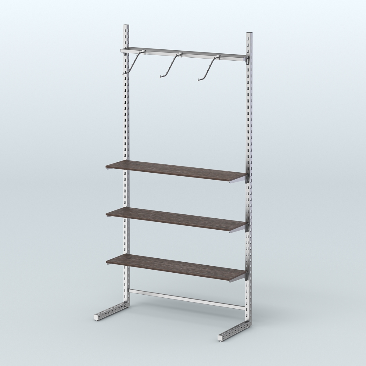 Система ЭЛЕГАНТ без ДСП №8 (1200 мм) Дуб Венге