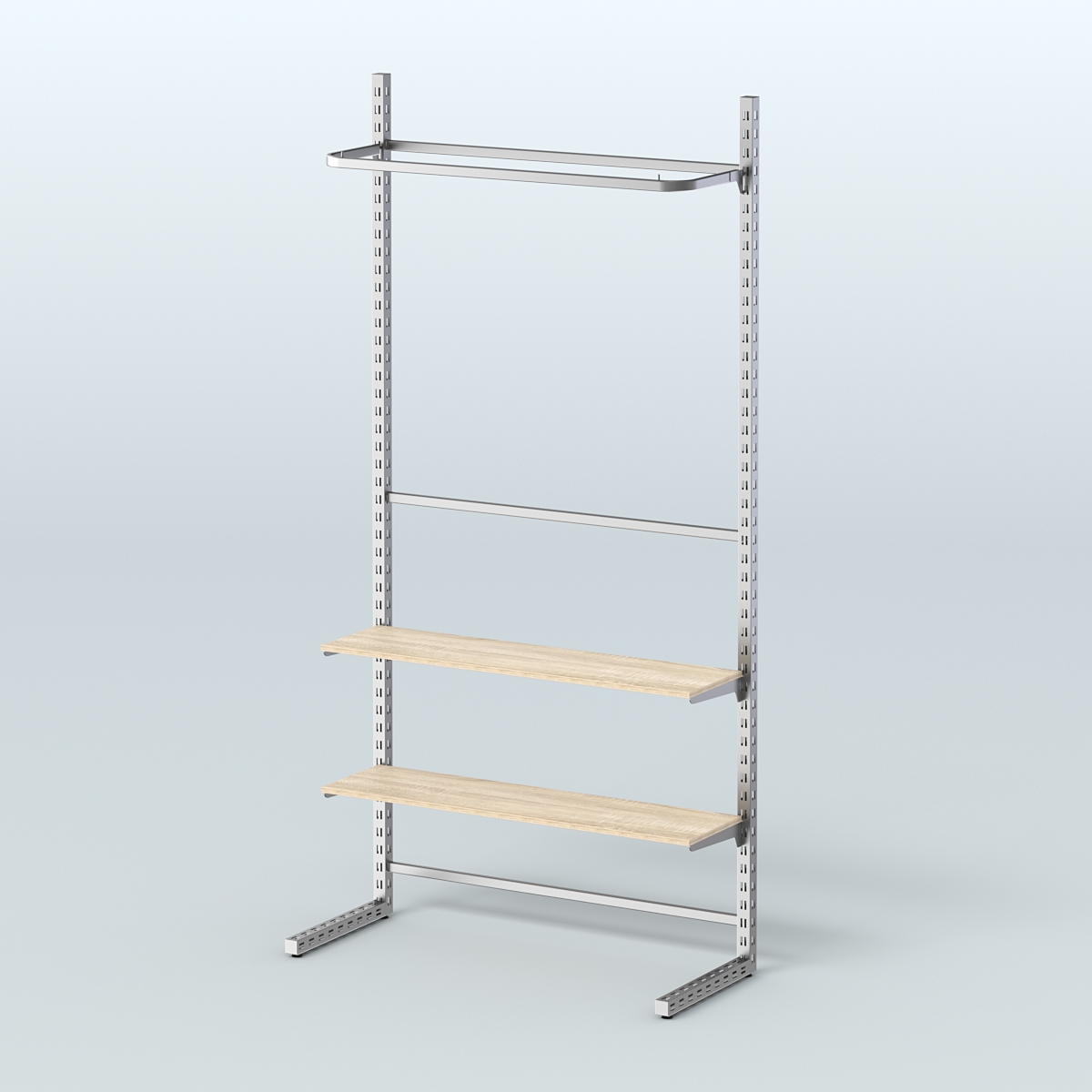 Система ЭЛЕГАНТ без ДСП №9 (1200 мм) Дуб сонома