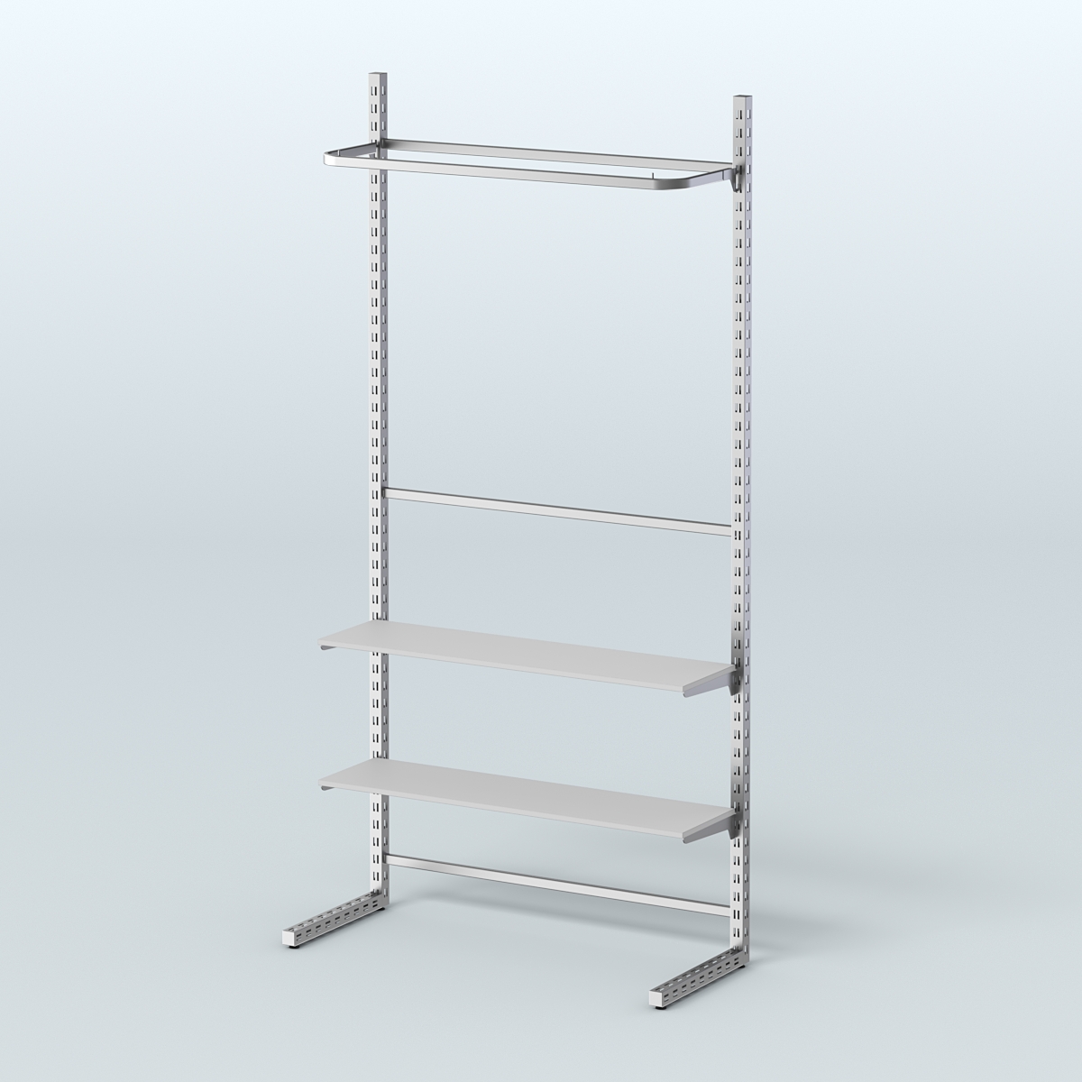 Система ЭЛЕГАНТ без ДСП №9 (1200 мм) Серый