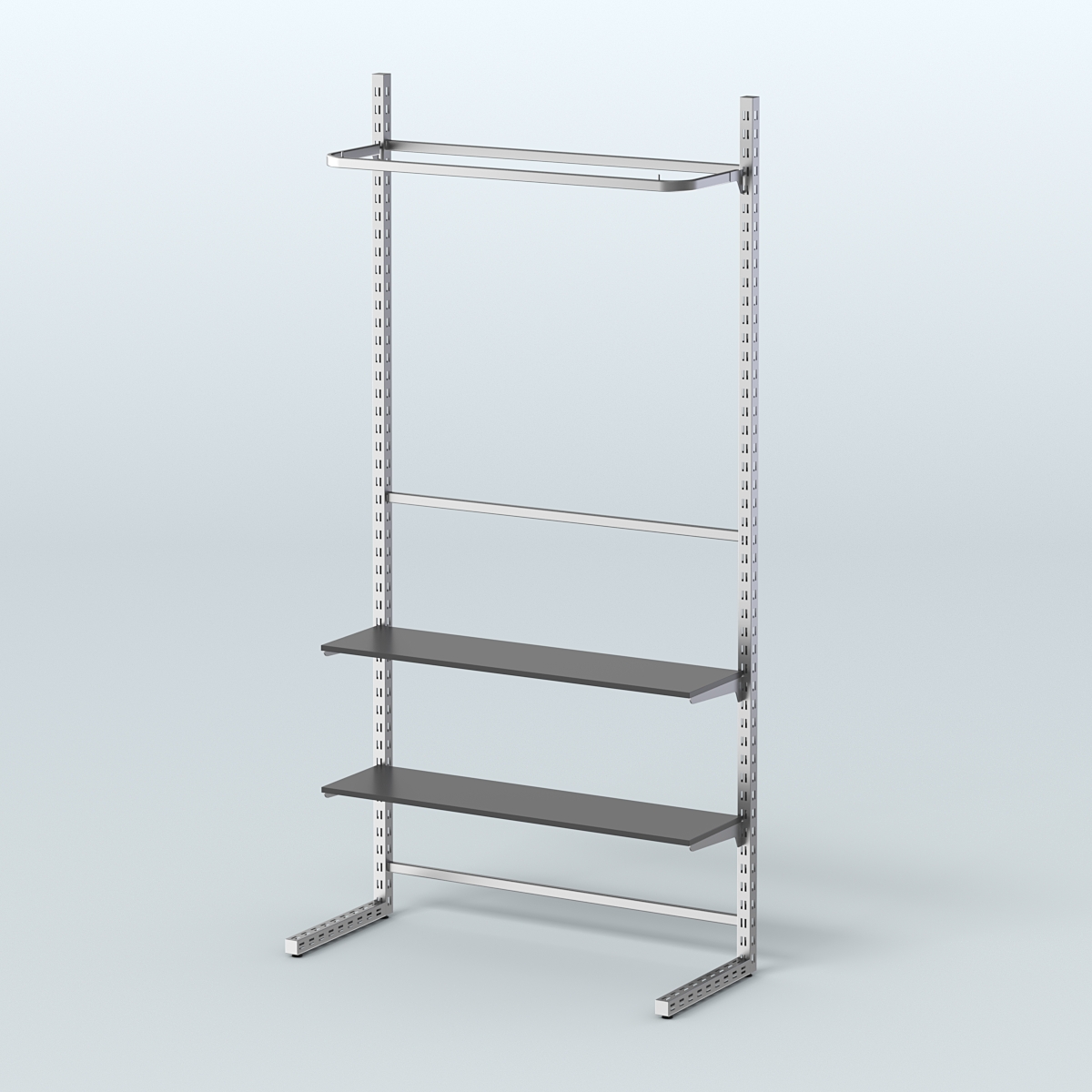 Система ЭЛЕГАНТ без ДСП №9 (1200 мм) Черный