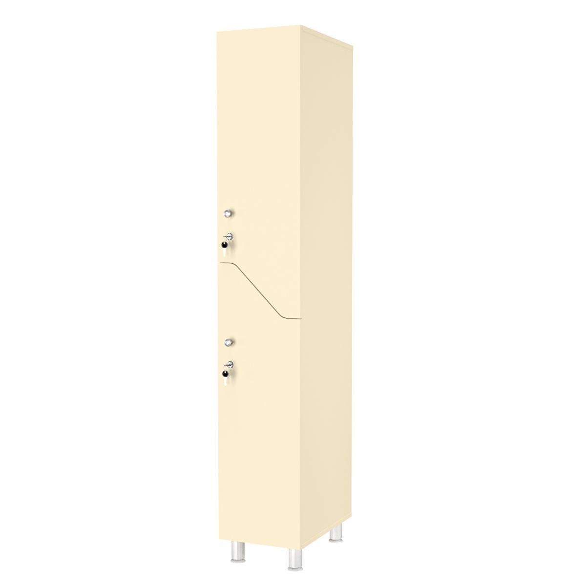 Шкаф для раздевалок СТАНДАРТ-Элегия №1А Крем Вайс