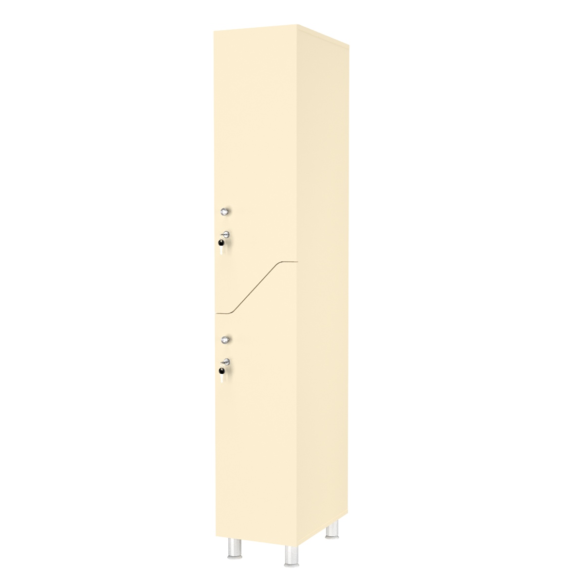 Шкаф для раздевалок СТАНДАРТ-Элегия №1Б Крем Вайс