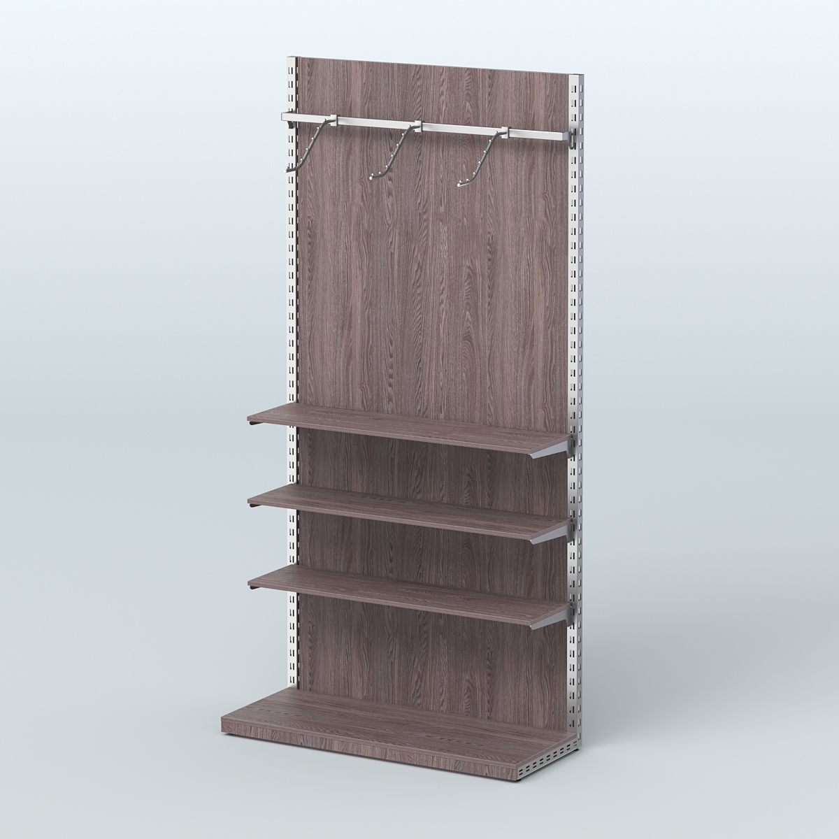 Система ЭЛЕГАНТ с ДСП №4 (1200 мм) Ясень Анкор темный