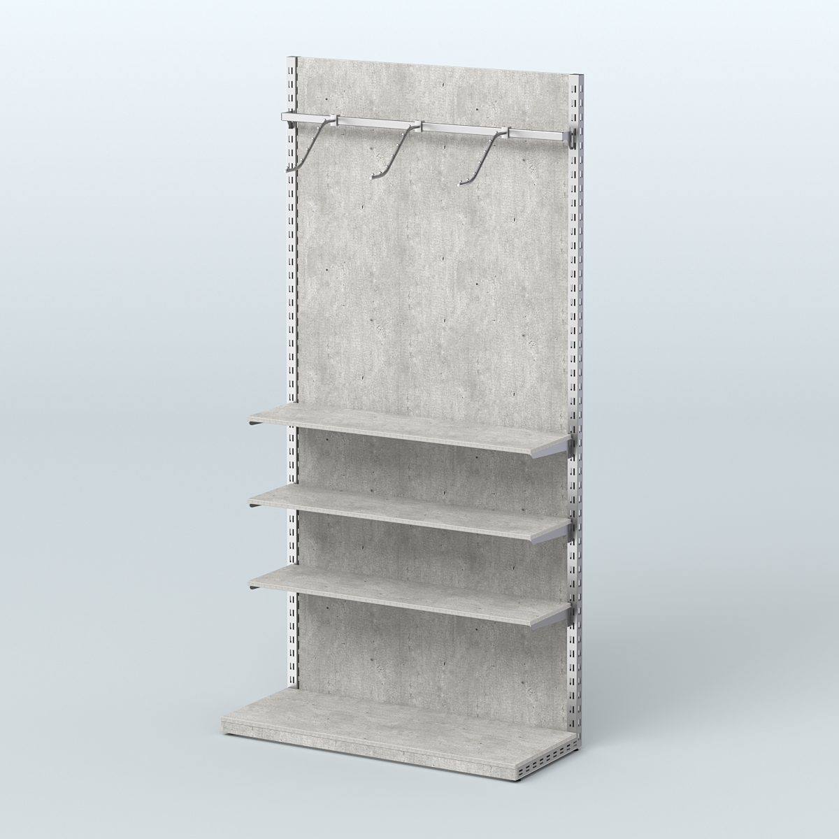 Система ЭЛЕГАНТ с ДСП №4 (1200 мм) Метрополитан Грей