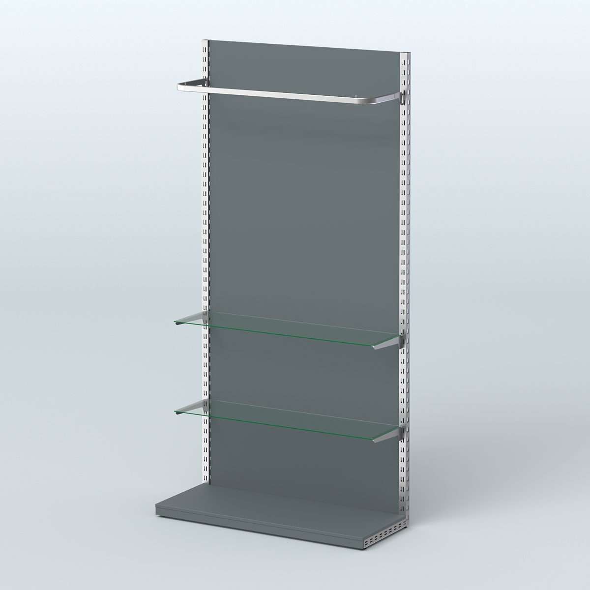 Система ЭЛЕГАНТ с ДСП №7 (1200 мм) Темно-Серый