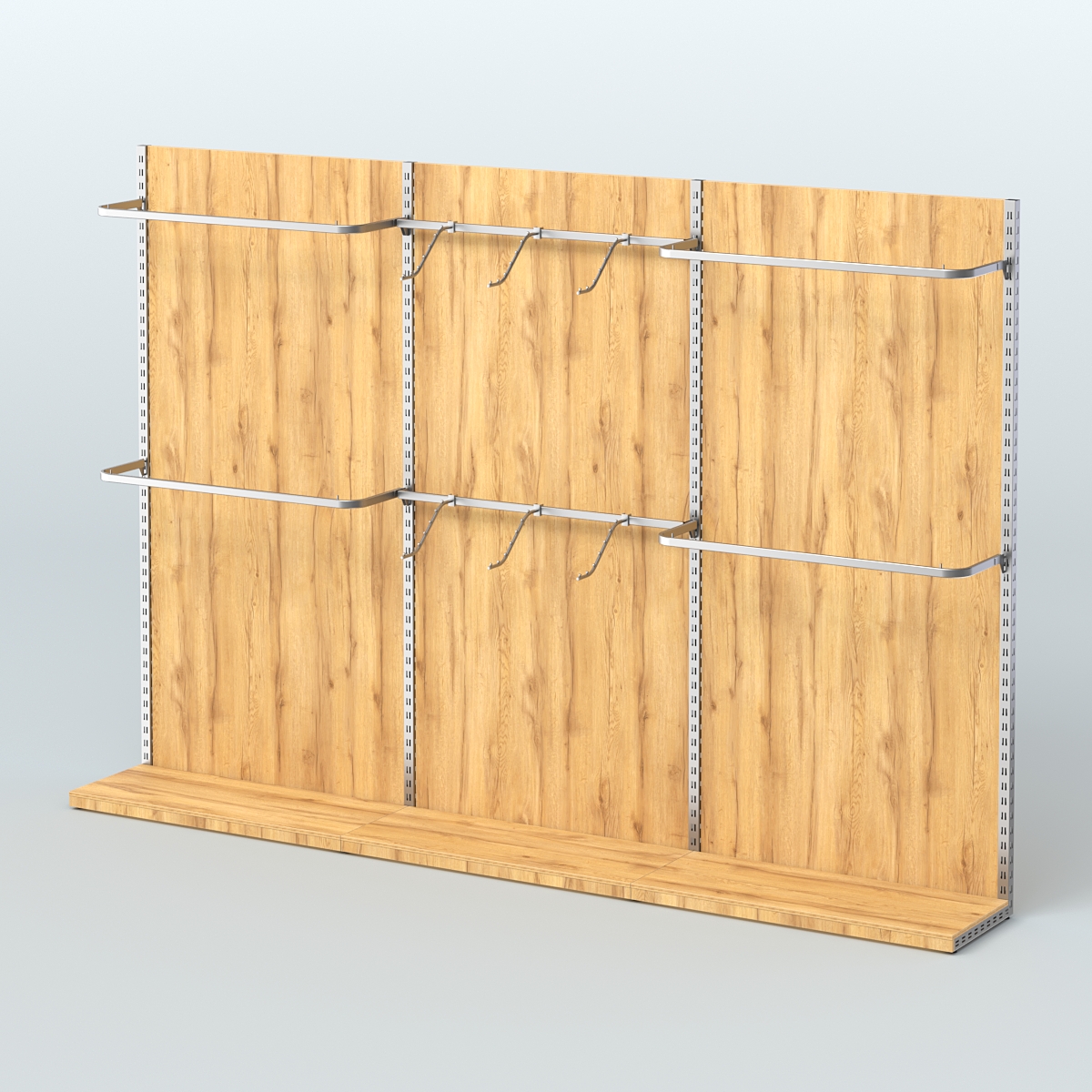 Система ЭЛЕГАНТ №1 пристенная с ДСП (3600 мм) Дуб Золотистый