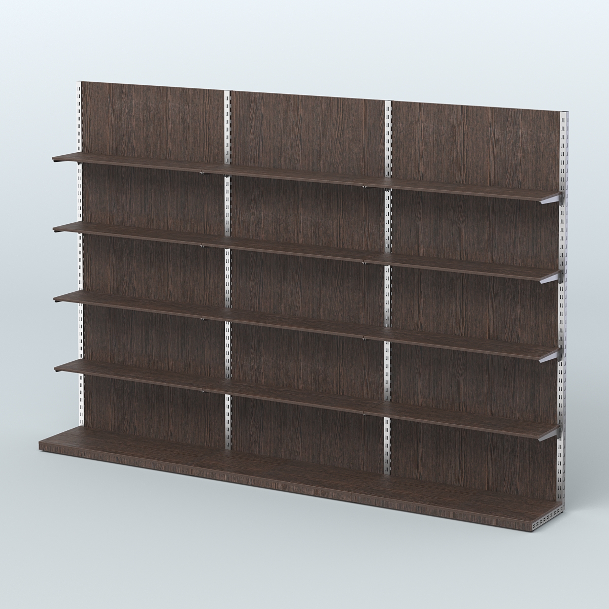 Система ЭЛЕГАНТ №7 пристенная с ДСП (3600 мм) Дуб Венге