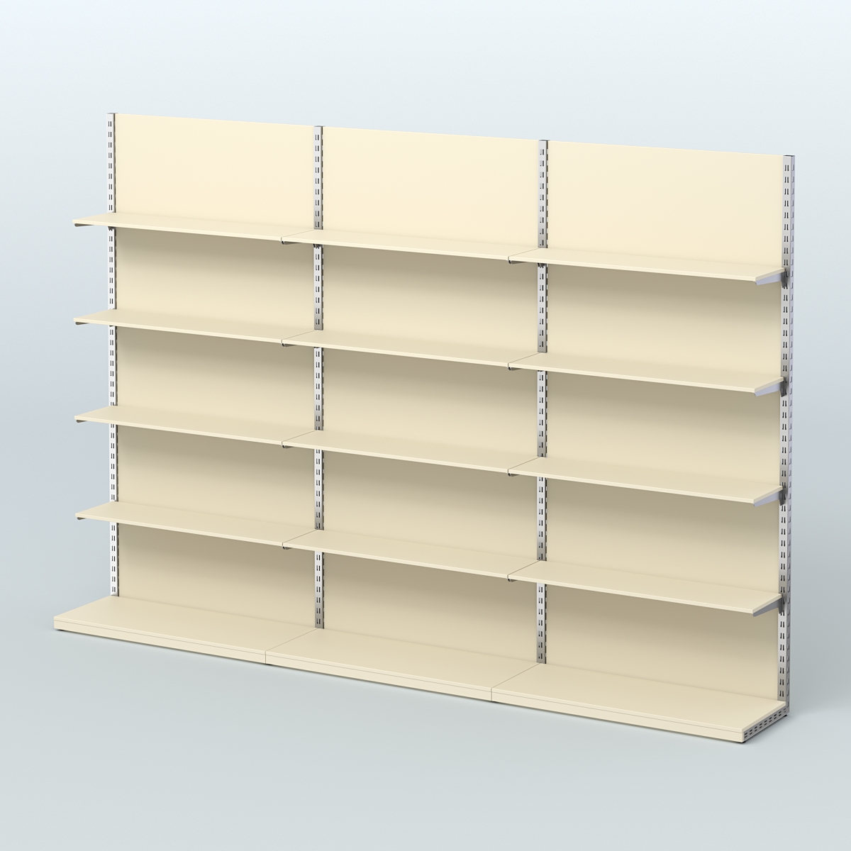 Система ЭЛЕГАНТ №7 пристенная с ДСП (3600 мм) Крем Вайс