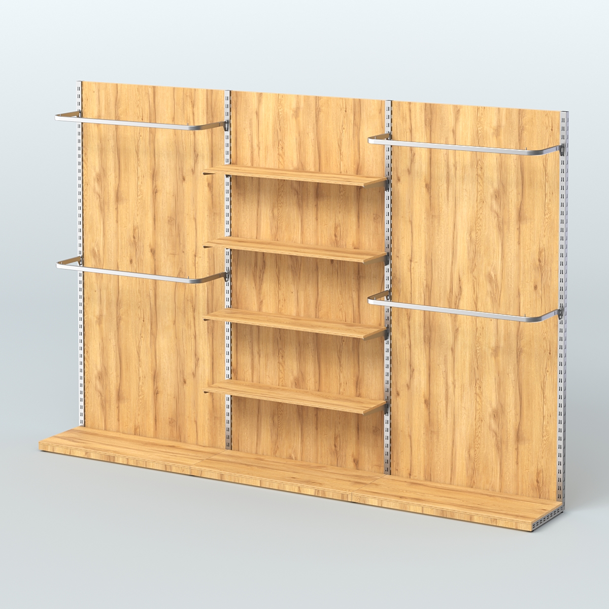 Система ЭЛЕГАНТ №12 пристенная с ДСП (3600 мм) Дуб Золотистый