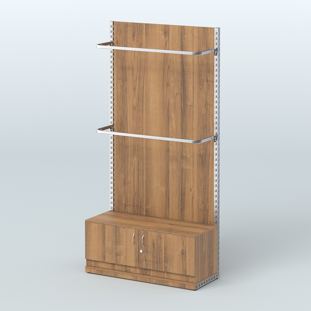 Система ЭЛЕГАНТ №2 с ДСП и тумбой T21 (1200 мм) Орех