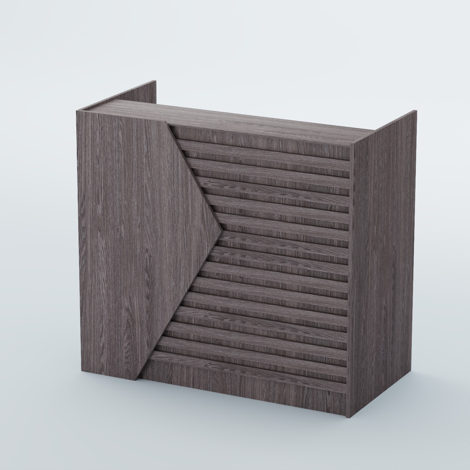 Ресепшен граунд №6А Ясень Анкор темный