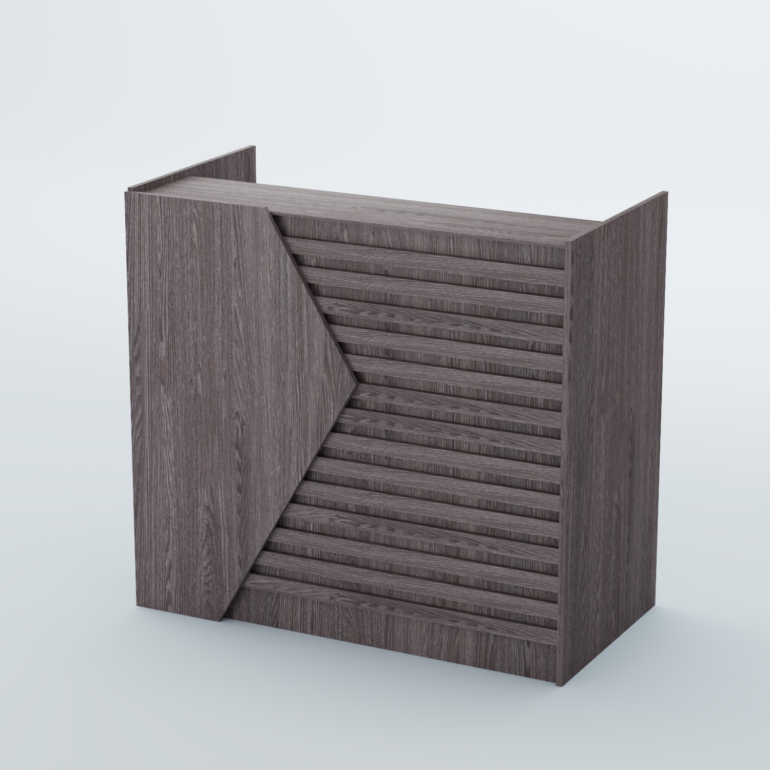 Ресепшен граунд №6А Ясень Анкор темный