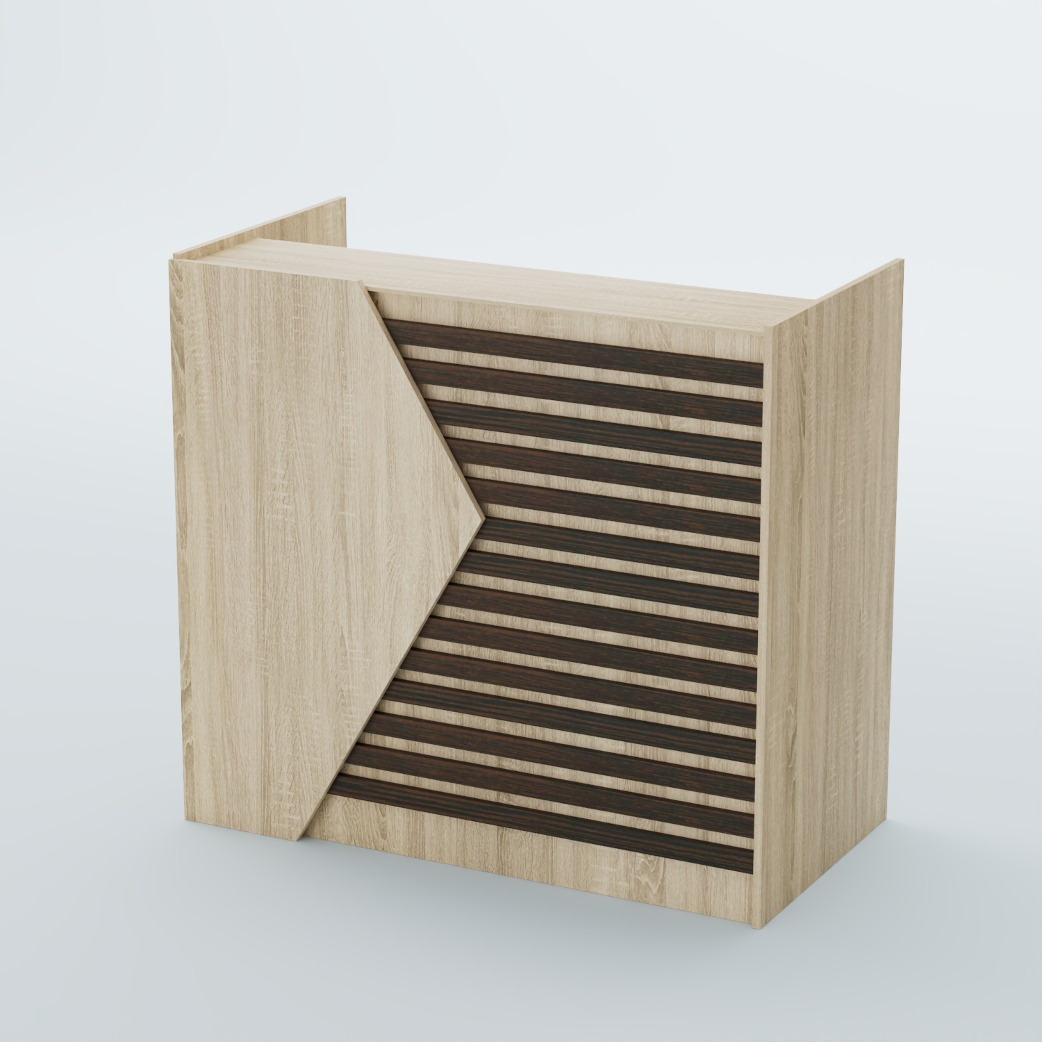 Ресепшен граунд №6А Дуб Сонома + Дуб Венге