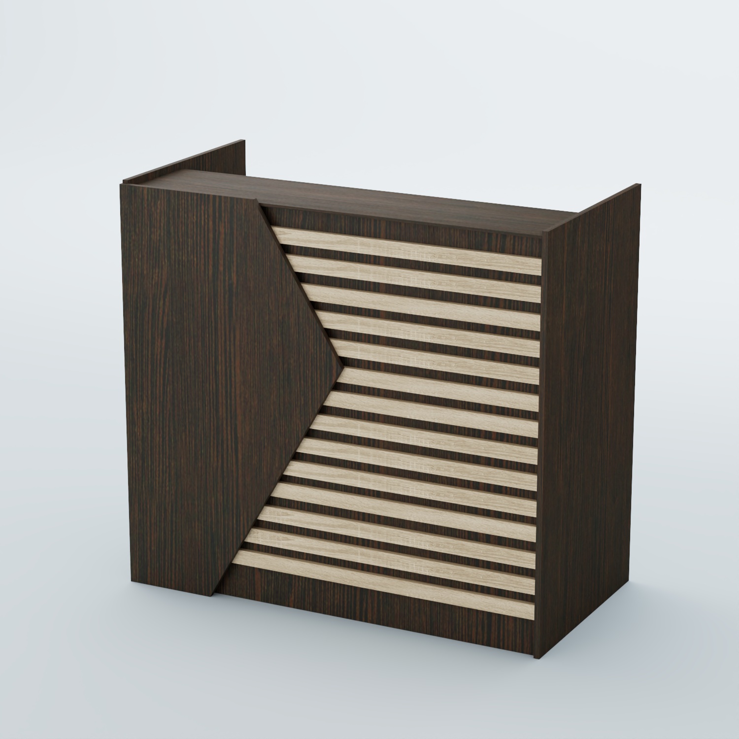 Ресепшен граунд №6А Дуб Венге + Дуб Сонома