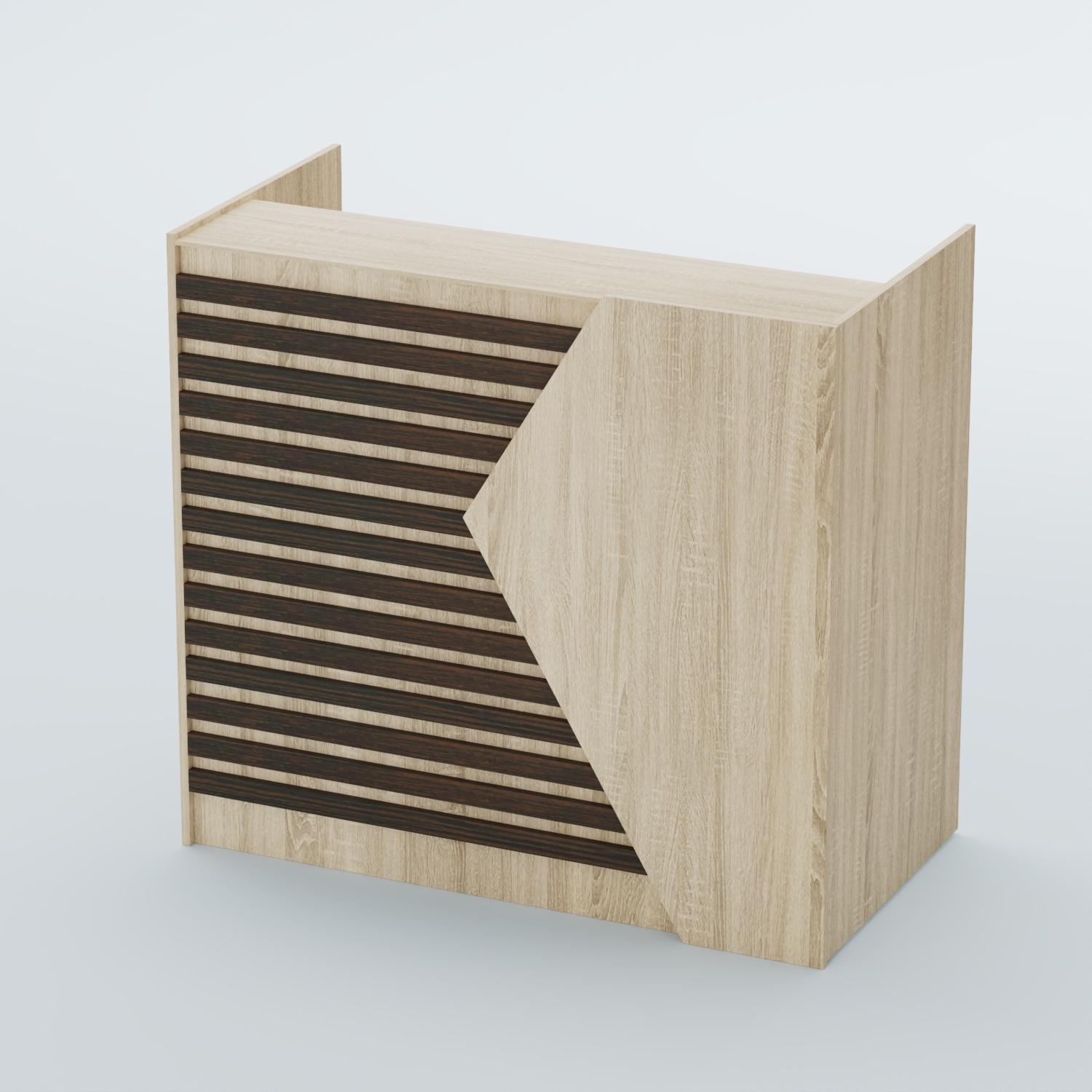 Ресепшен граунд №6Б Дуб Сонома + Дуб Венге