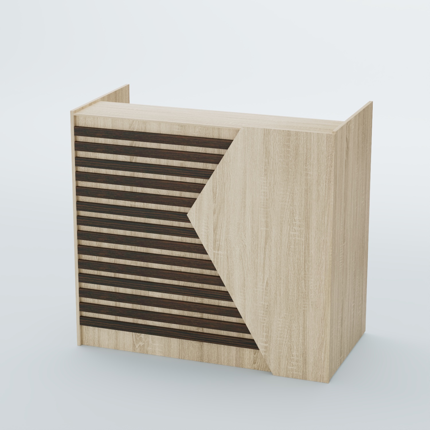 Ресепшен граунд №6Б Дуб Сонома + Дуб Венге