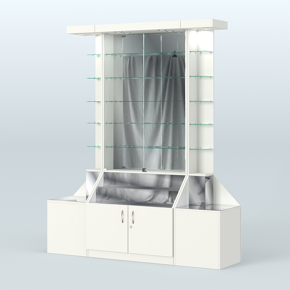 Павильон с верхней подсветкой серии Эталон №7 Белый