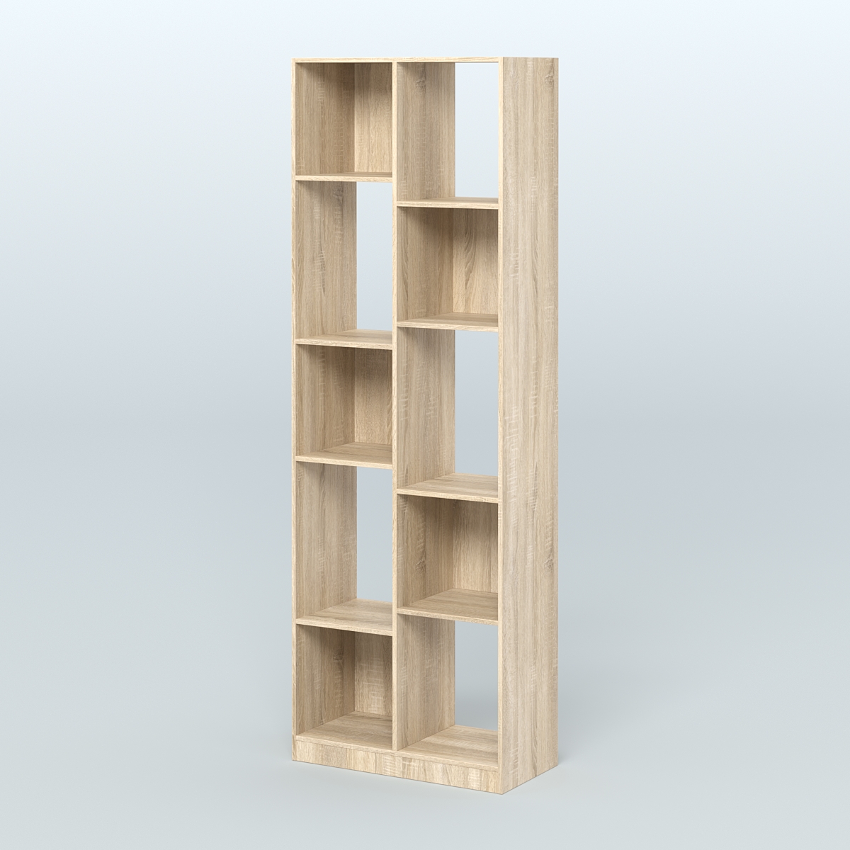 Стеллаж из ДСП серии ЛОФТ №8-1 Дуб Сонома