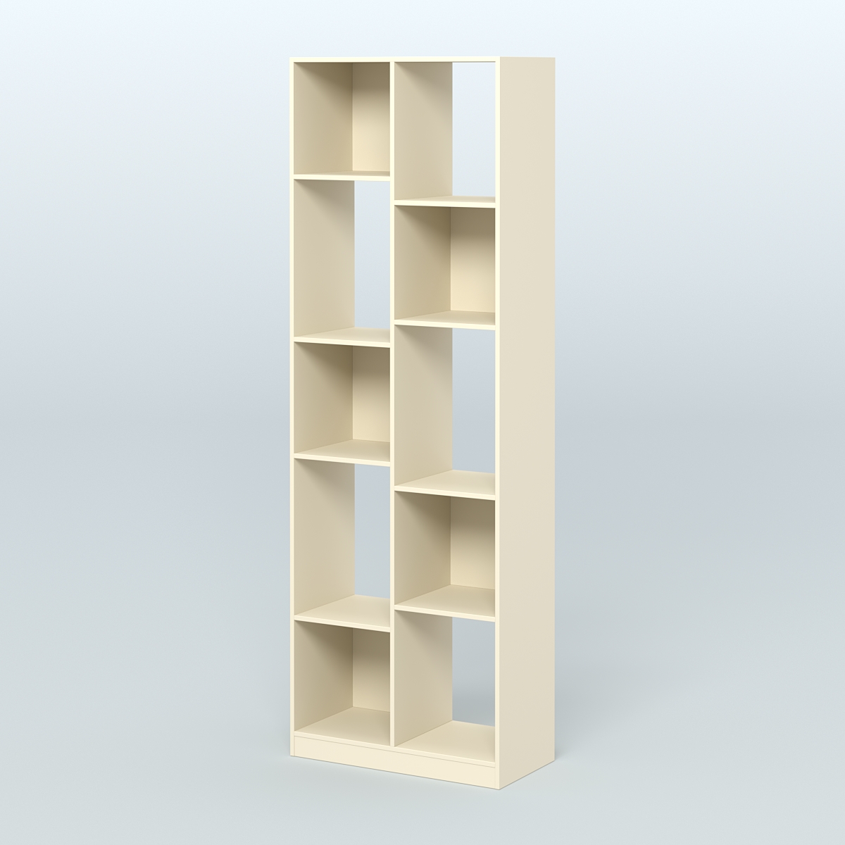 Стеллаж из ДСП серии ЛОФТ №8-1 Крем Вайс