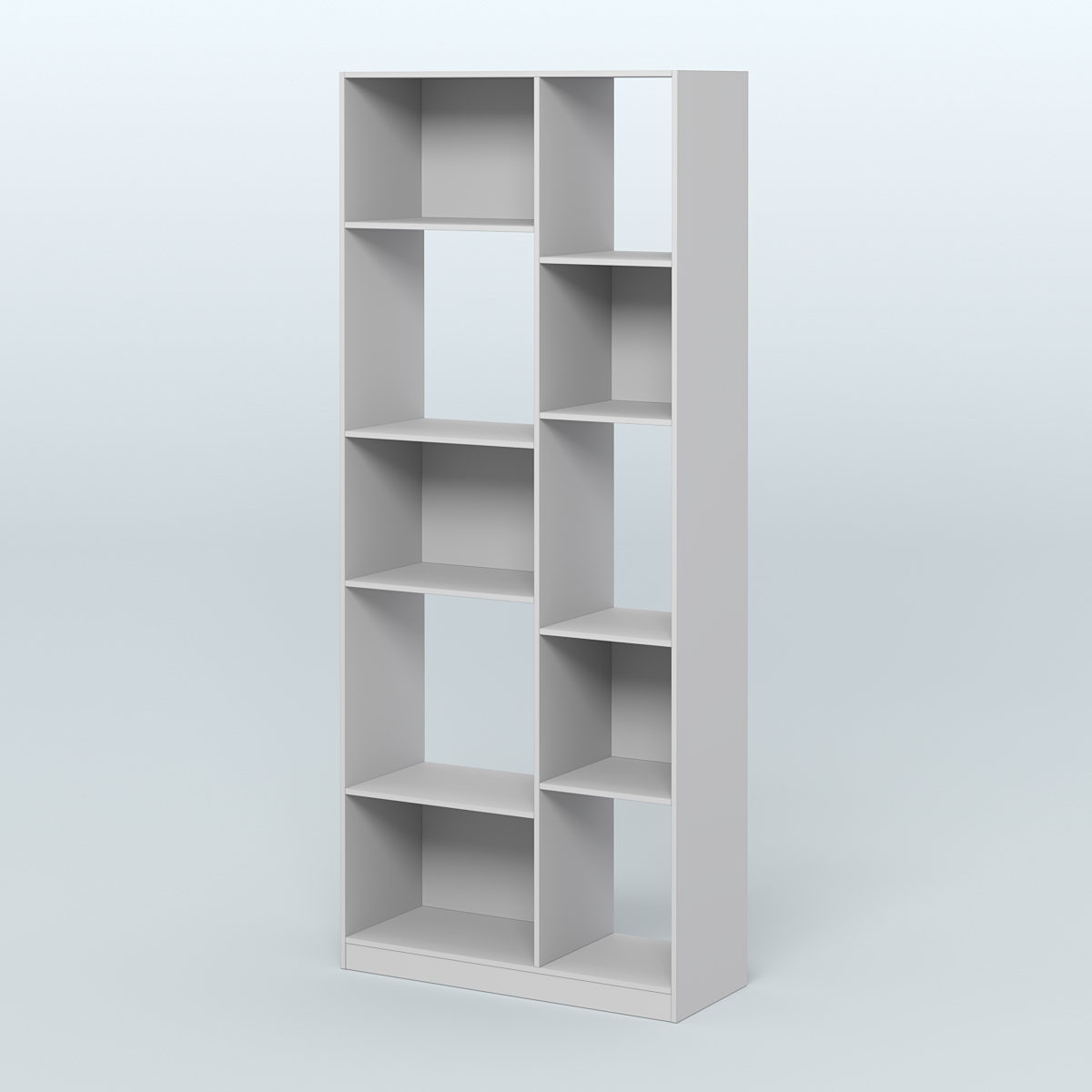 Стеллаж из ДСП серии ЛОФТ №9-1 Серый