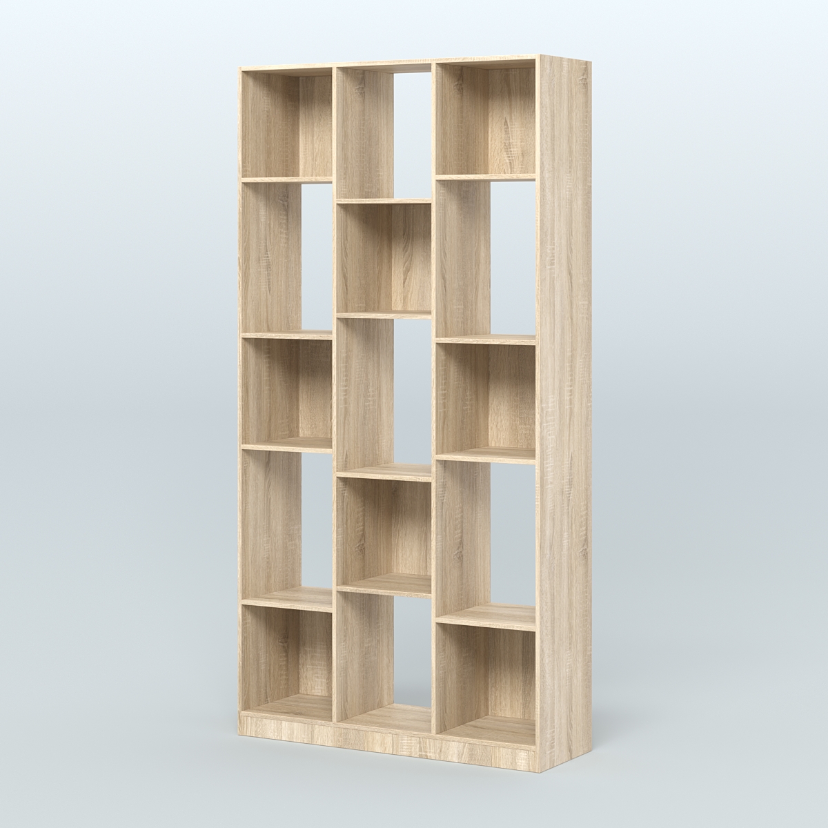 Стеллаж из ДСП серии ЛОФТ №10-1 Дуб Сонома