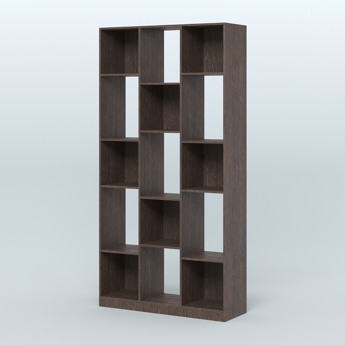 Стеллаж из ДСП серии ЛОФТ №10-1 Дуб Венге
