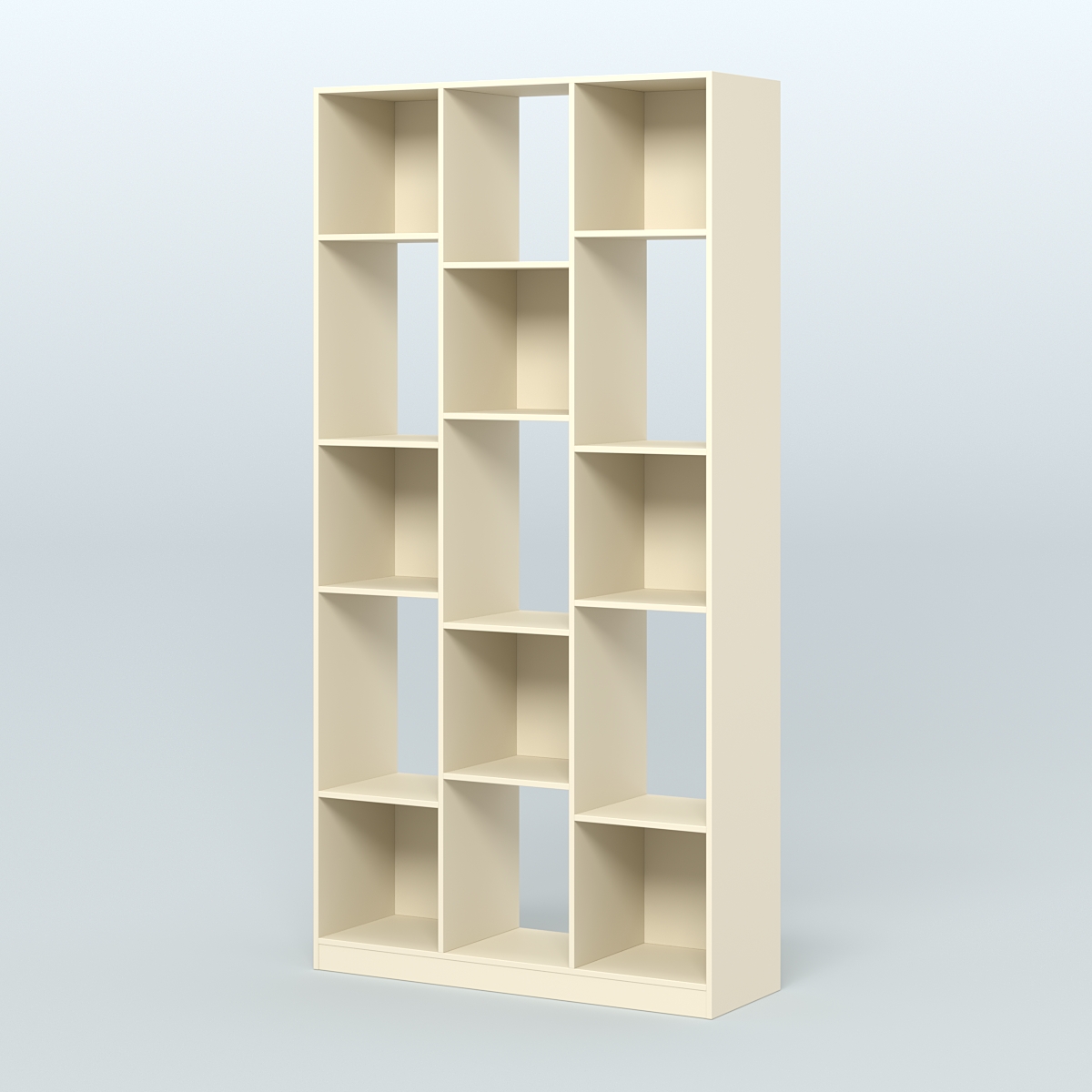 Стеллаж из ДСП серии ЛОФТ №10-1 Крем Вайс