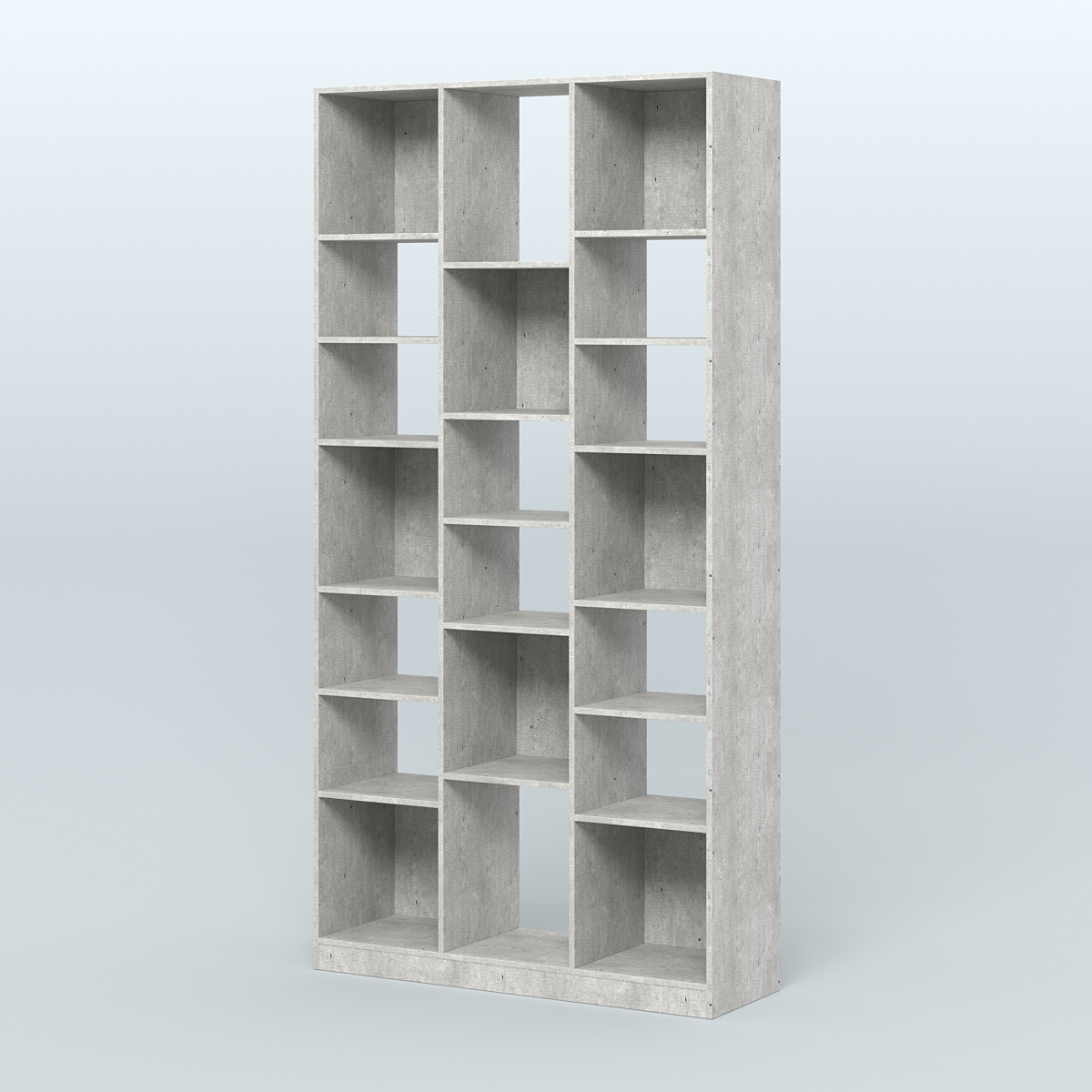 Стеллаж из ДСП серии ЛОФТ №10-2 с полками ДСП Метрополитан Грей