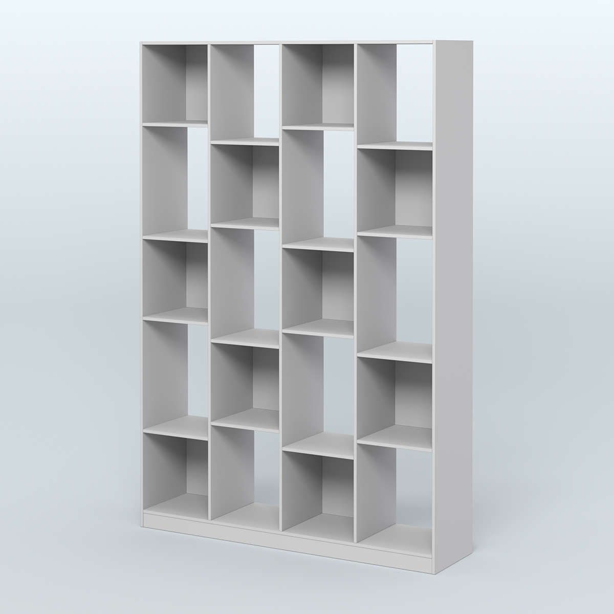 Стеллаж из ДСП серии ЛОФТ №11-1 Серый