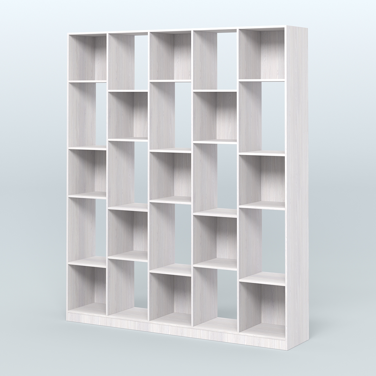 Стеллаж из ДСП серии ЛОФТ №13-1 Ясень Анкор светлый