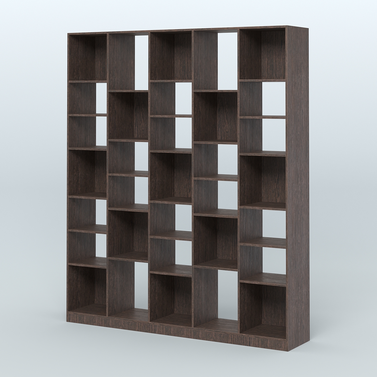 Стеллаж из ДСП серии ЛОФТ №13-2 с полками ДСП Дуб Венге