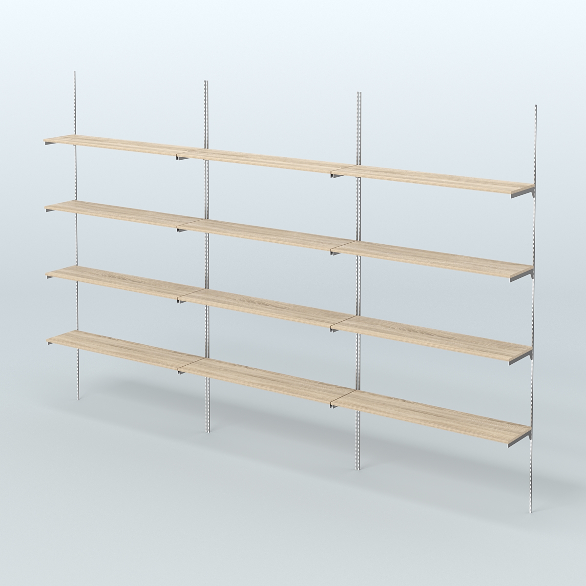 Neo Fix №9 с полками ДСП (3600 мм) Дуб Сонома