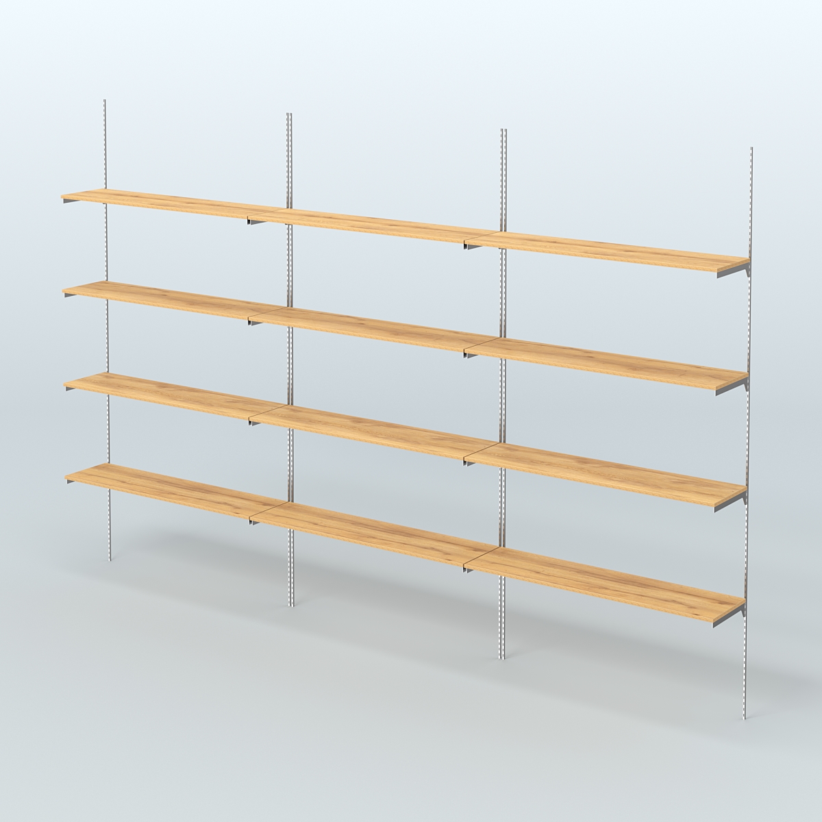 Neo Fix №9 с полками ДСП (3600 мм) Дуб Золотистый