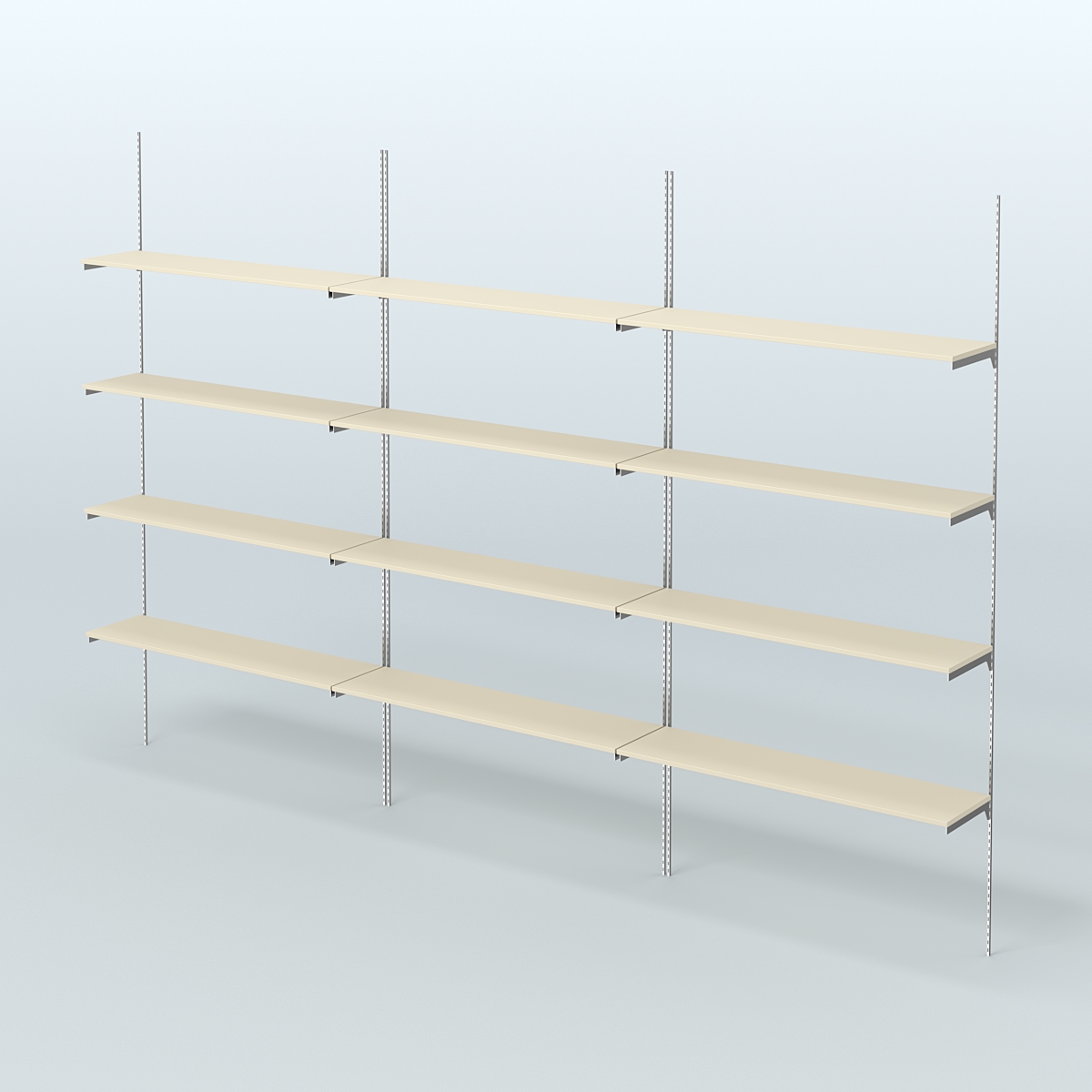 Neo Fix №9 с полками ДСП (3600 мм) Крем Вайс