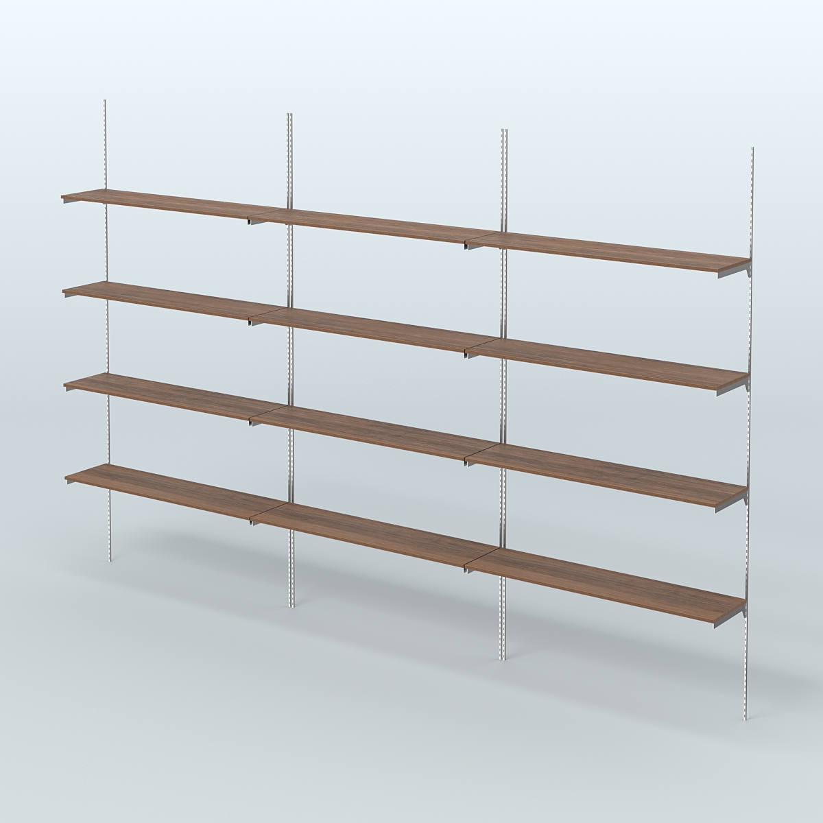 Neo Fix №9 с полками ДСП (3600 мм) Орех