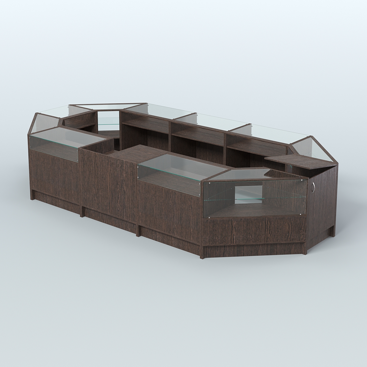 Торговый Островок "Эконом" №2 (9, 26 кв.м) Дуб Венге